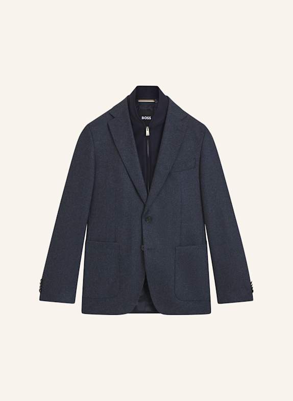 BOSS Blazer H-HUTSON-BIB-254 Slim Fit DUNKELBLAU