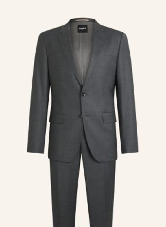 BOSS Business Anzug H-HUGE-2PCS-224 Slim Fit HELLGRAU