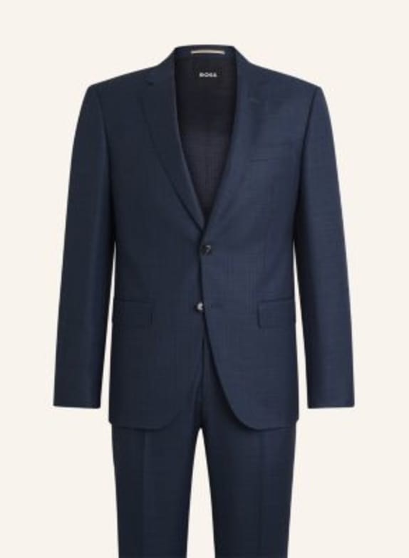 BOSS Business Anzug H-HUGE-2PCS-253 Slim Fit DUNKELBLAU