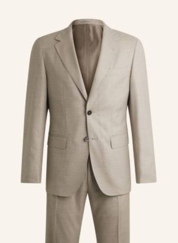 BOSS Business Anzug L-JEFF-2PCS-254 Regular Fit BEIGE