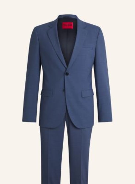 HUGO Business Anzug ARTI-HESTEN253X Extra-Slim Fit BLAU