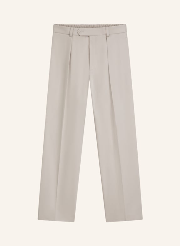 BOSS Business Hose TROUSERS-252_DB Relaxed Fit BEIGE