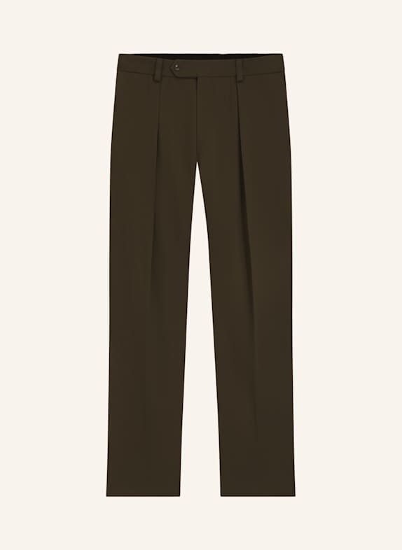 BOSS Business Hose TROUSERS-252_DB Relaxed Fit GRÜN