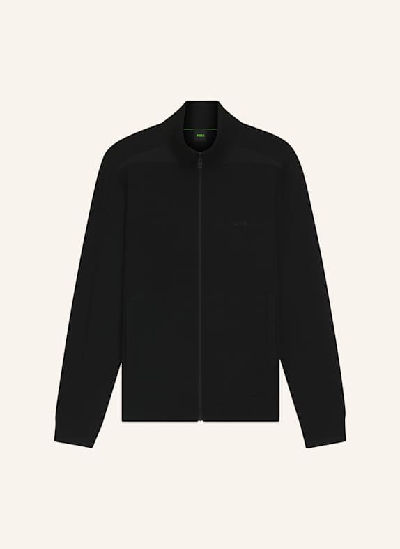 BOSS Strickjacke KN_LEAGUE FZ Regular Fit SCHWARZ