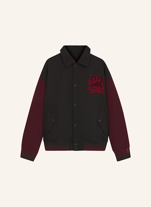 HUGO Casual Jacke BLAINE_RB Regular Fit DUNKELBRAUN