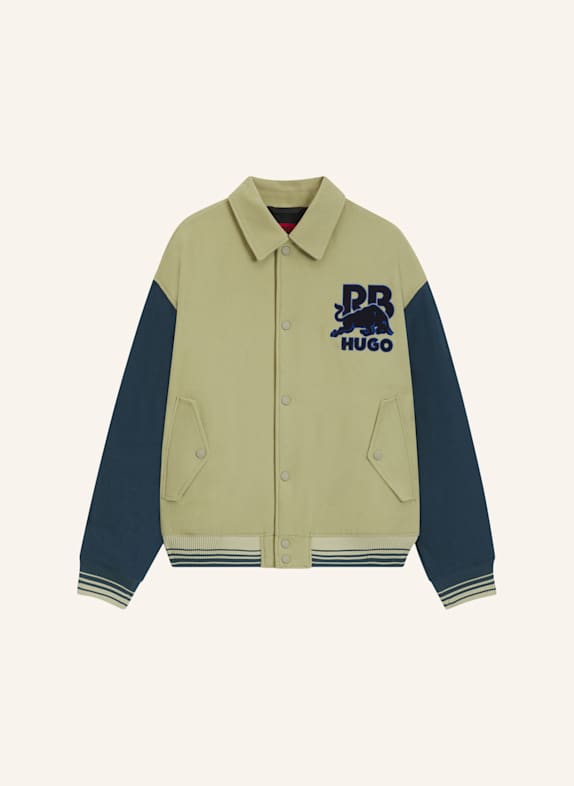 HUGO Casual Jacke BLAINE_RB Regular Fit BEIGE