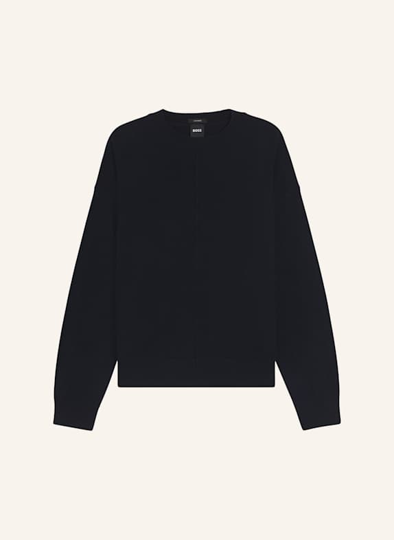 BOSS Cashmere-Pullover FASCONA DUNKELBLAU