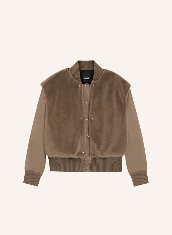 BOSS Casual Jacke PETTICA Regular Fit BRAUN