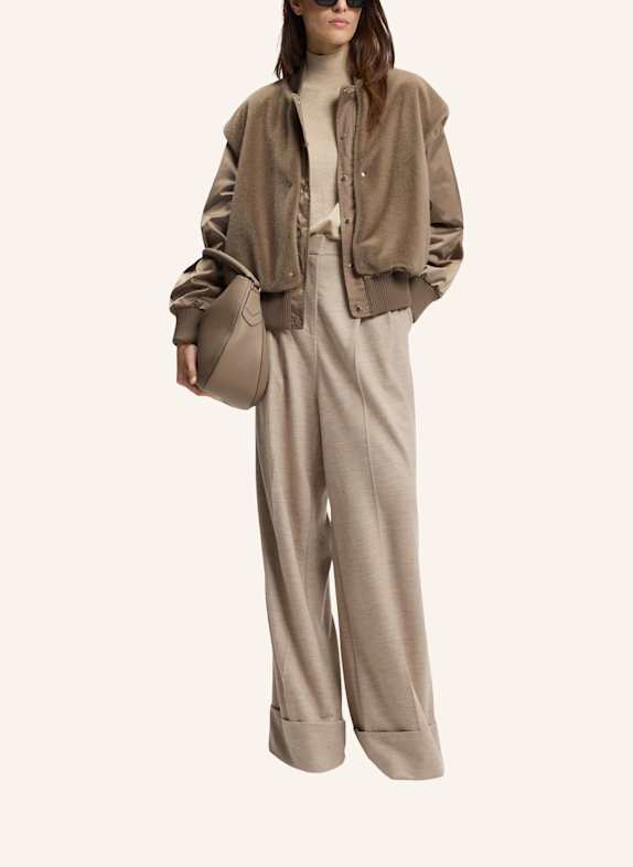 BOSS Casual Jacke PETTICA Regular Fit BRAUN