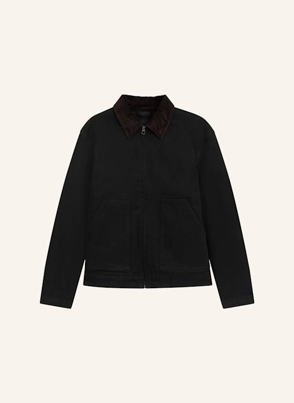 BOSS Casual Jacke DENIM JACKET_DB Regular Fit SCHWARZ