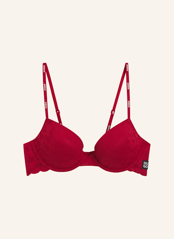 HUGO Bh PUSH-UP LEO LACE ROT