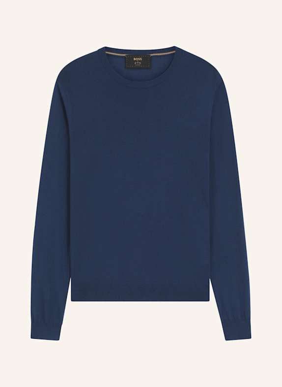 BOSS Pullover L-BORELLO Regular Fit BLAU