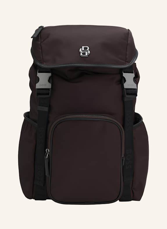 BOSS Rucksack B_ICON_BACKPACK DUNKELBRAUN