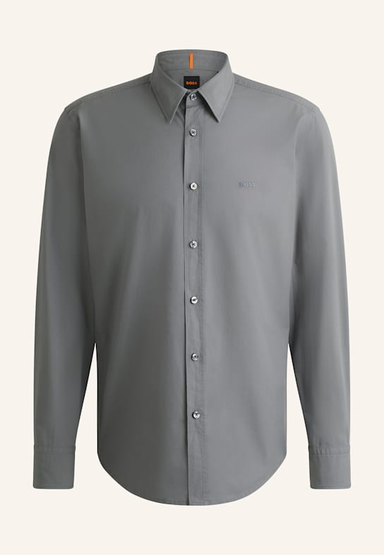 BOSS Hemd RELEGANT Regular Fit GRAU