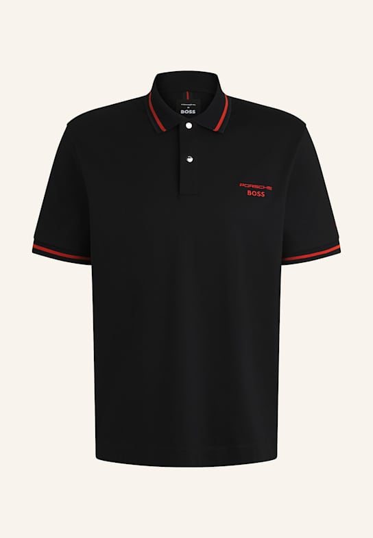 BOSS Poloshirt C-PARRIS 197_PS Regular Fit SCHWARZ