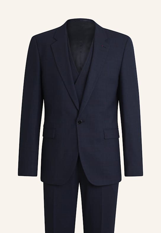 HUGO Business Anzug ARTI/HESTEN242V1X Extra-Slim Fit DUNKELBLAU