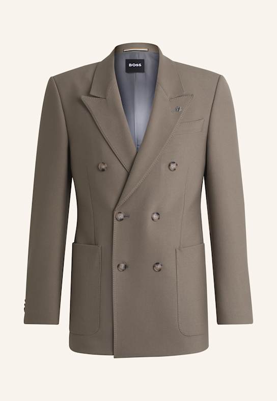 BOSS Blazer C-CALLUM-DB-PEAK-254 Relaxed Fit BRAUN