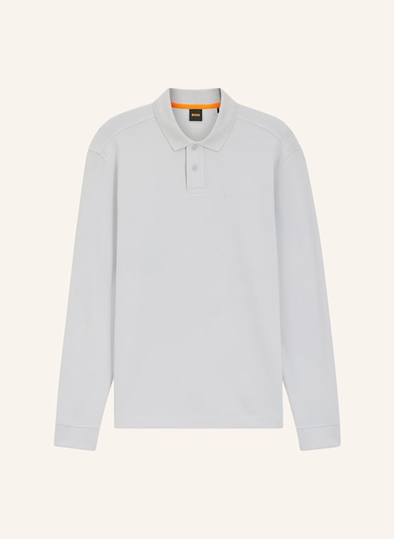 BOSS Piqué-Poloshirt PETE Regular Fit HELLGRAU