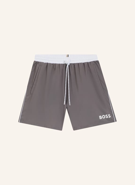 BOSS Badeshorts STARFISH DUNKELGRAU