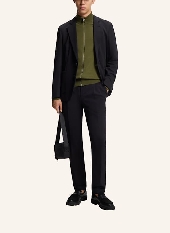 HUGO Strickjacke SAN JACOMO-C Slim Fit HELLGRÜN