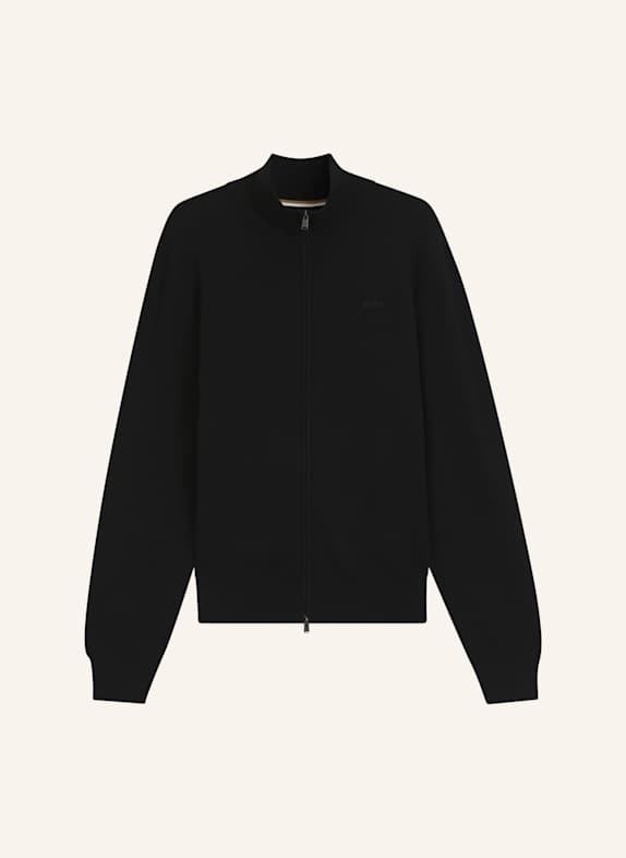 BOSS Strickjacke UPALANO-L Regular Fit SCHWARZ