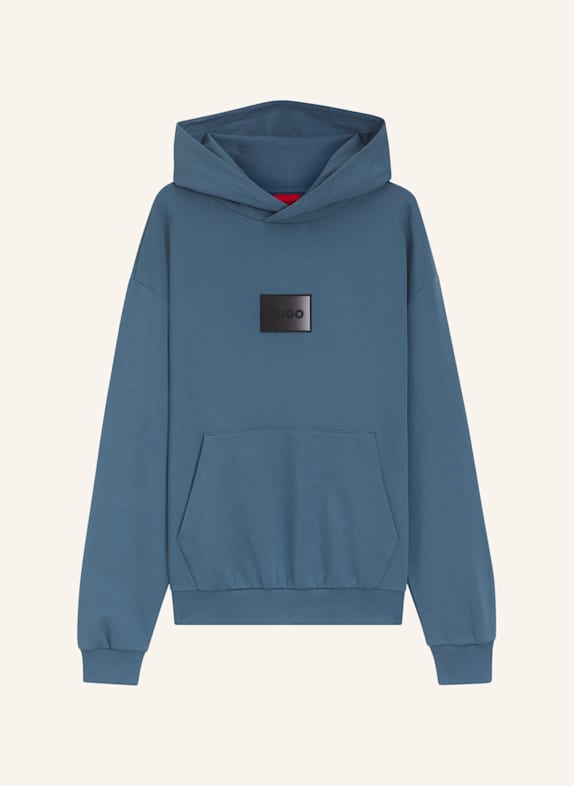 HUGO Sweatshirt DANOHOOD Relaxed Fit BLAU
