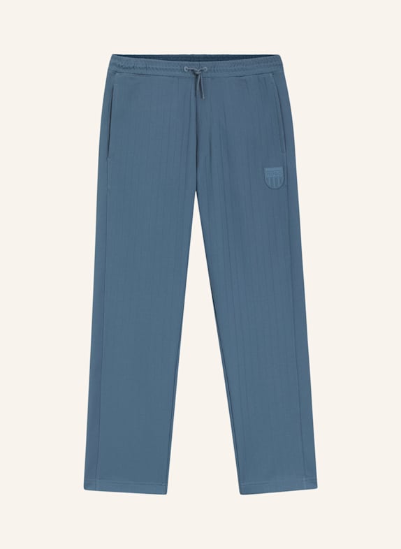 HUGO Casual Hose DAVROPANT Relaxed Fit BLAU