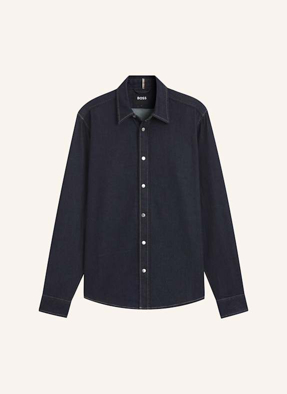 BOSS Casual Hemd H-LIAM DUNKELBLAU