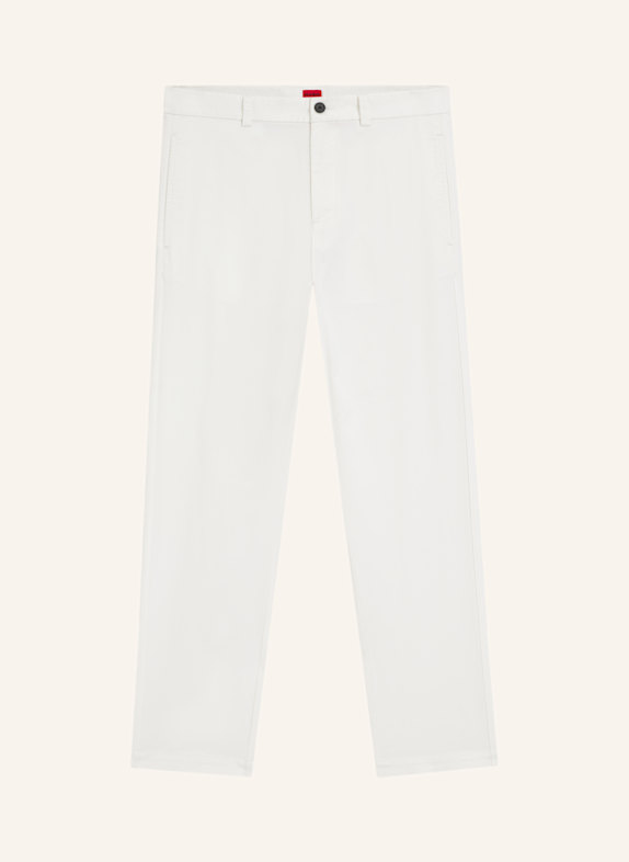 HUGO Casual Hose DAVID251D Slim Fit WEISS