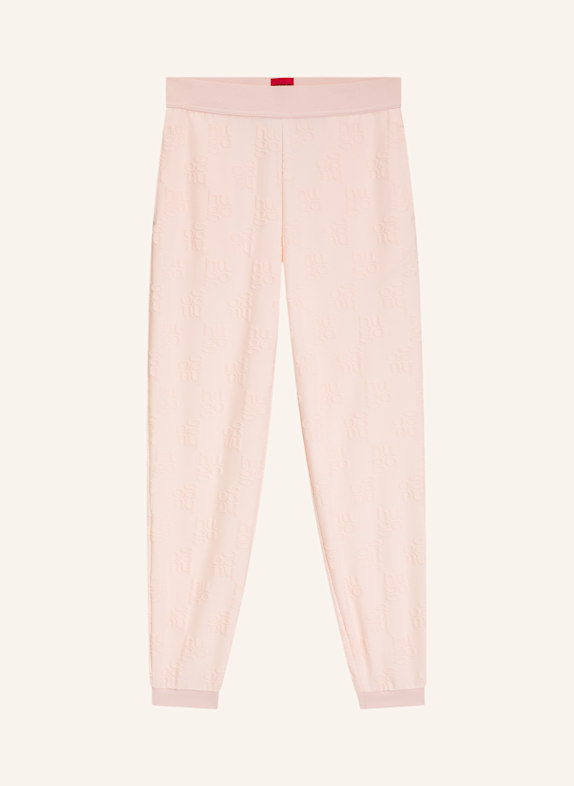 HUGO Loungewear Unterteil TERRYMONOGRAM_PANTS HELLROSA