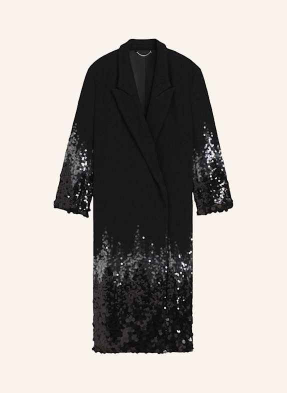 BOSS Klassischer Mantel CASCANA1 Regular Fit WEISS