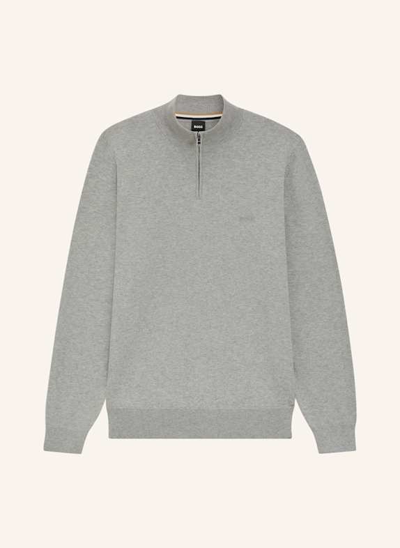 BOSS Pullover PADRO-L Regular Fit SILBER