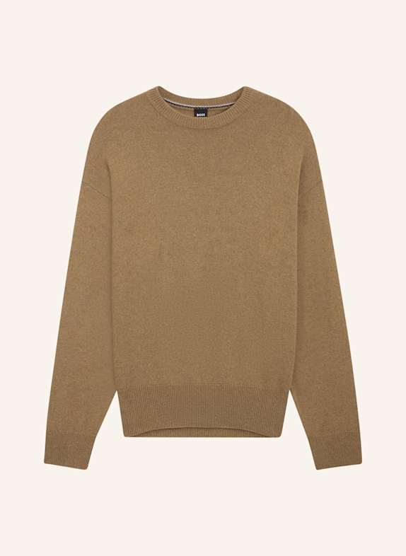 BOSS Pullover C-HERCOLE Relaxed Fit KHAKI