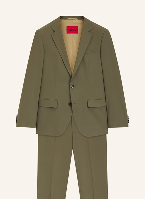HUGO Business Anzug HENRY/GETLIN232X Slim Fit OLIV