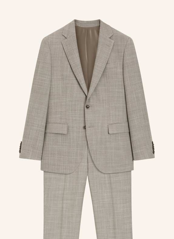 BOSS Business Anzug L-HARVERS-2PCS-241 Slim Fit KHAKI