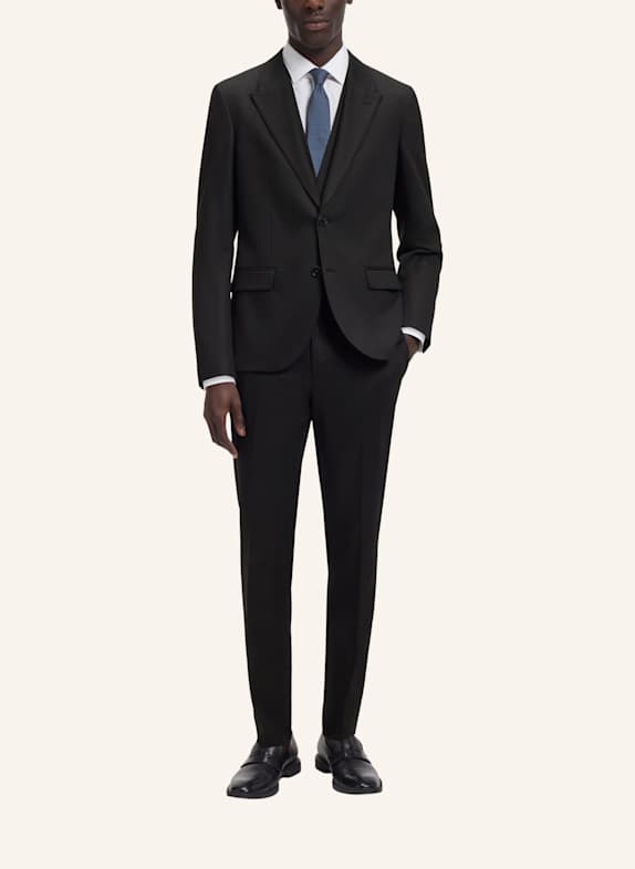 HUGO Anzug HENRY/GETLIN242V2X Slim Fit SCHWARZ