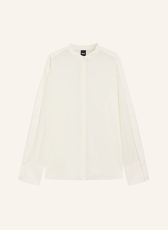 BOSS Business Bluse BOPLIN1 Regular Fit WEISS