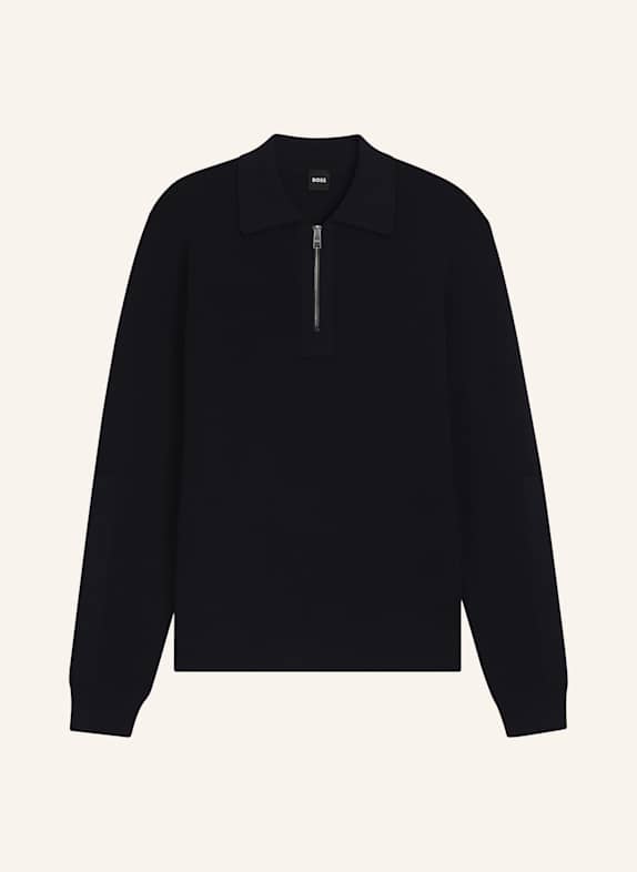 BOSS Pullover P-ULANDO Regular Fit DUNKELBLAU