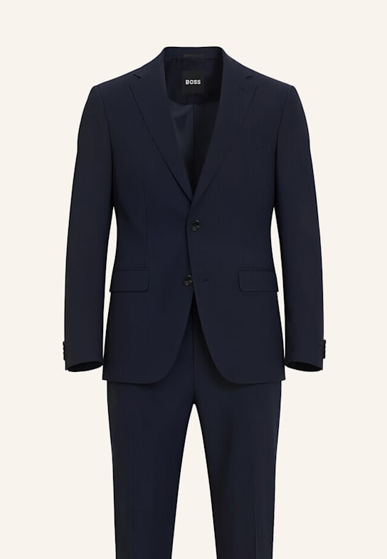 HUGO Business Anzug HENRY/GETLIN242V2X Slim Fit DUNKELBLAU