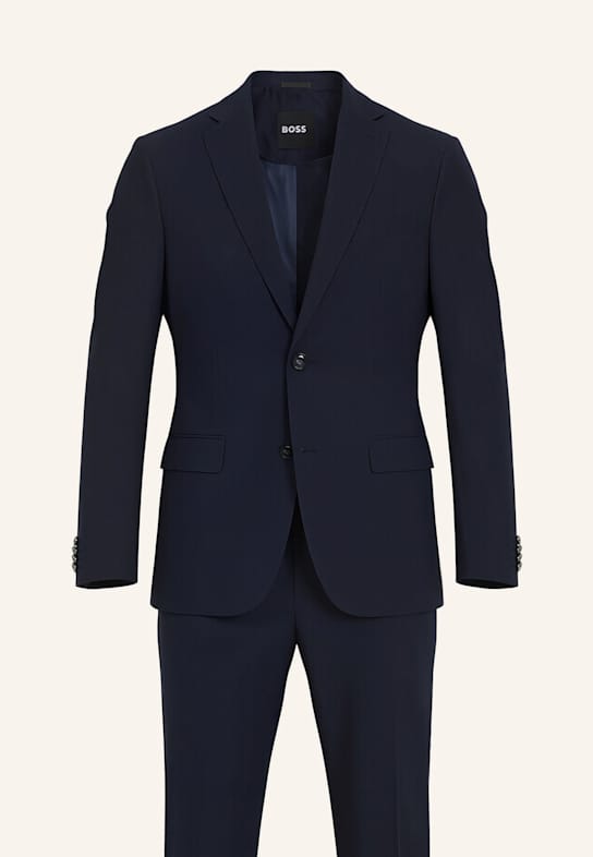 BOSS Business Anzug H-HOUSTON-2PCS-252 Slim Fit DUNKELBLAU