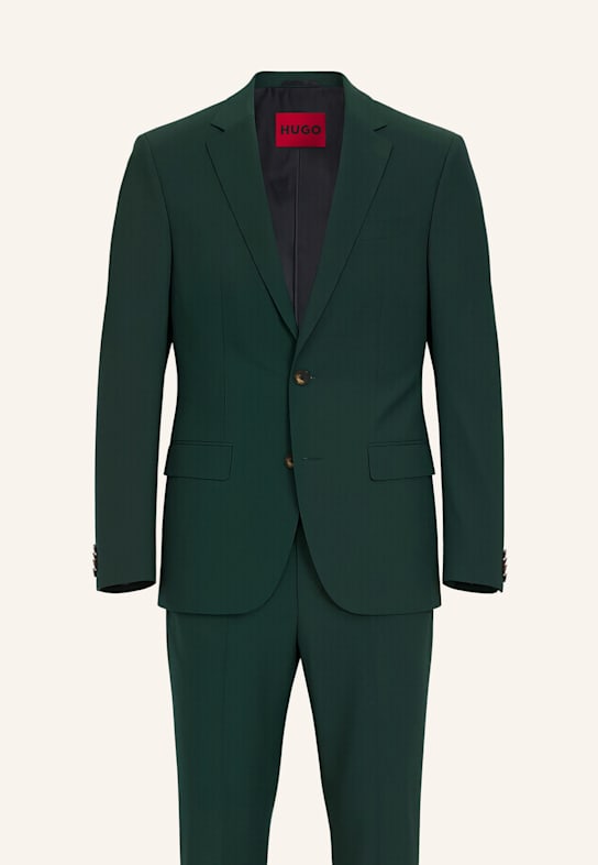 HUGO Business Anzug HENRY/GETLIN232X Slim Fit HELLGRÜN