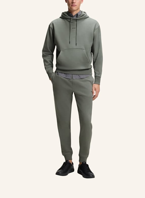 BOSS TRACKSUITWESMALLHOOD Regular Fit GRAU