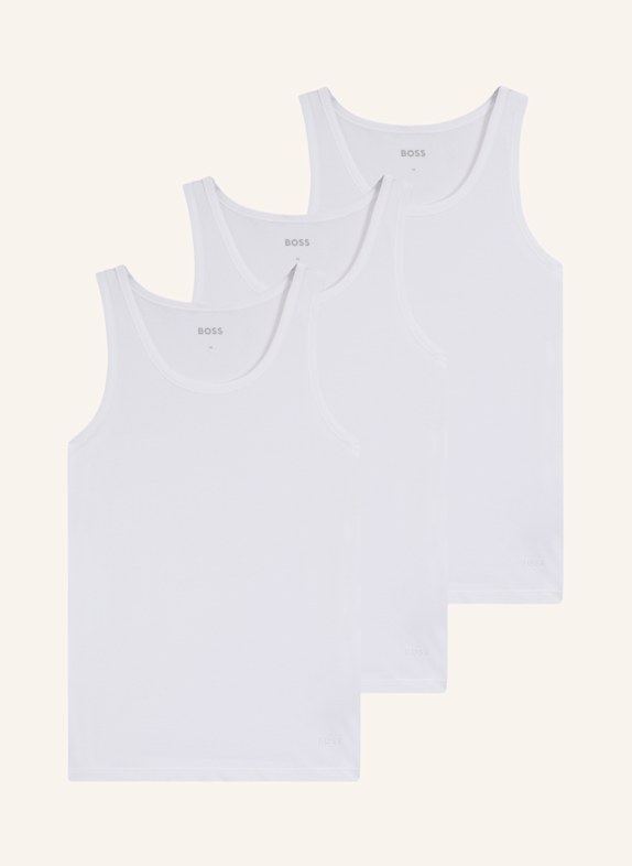 BOSS 3er-Pack Unterhemden WEISS