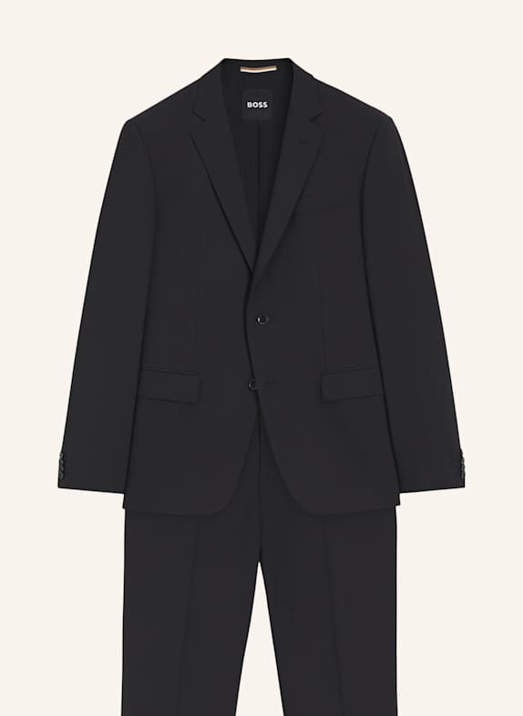 BOSS Business Anzug H-HUGE-2PCS-224 Slim Fit SCHWARZ