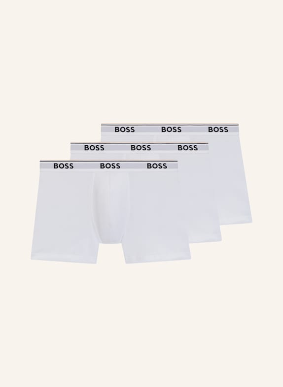 BOSS 3er-Pack Boxershorts POWER WEISS