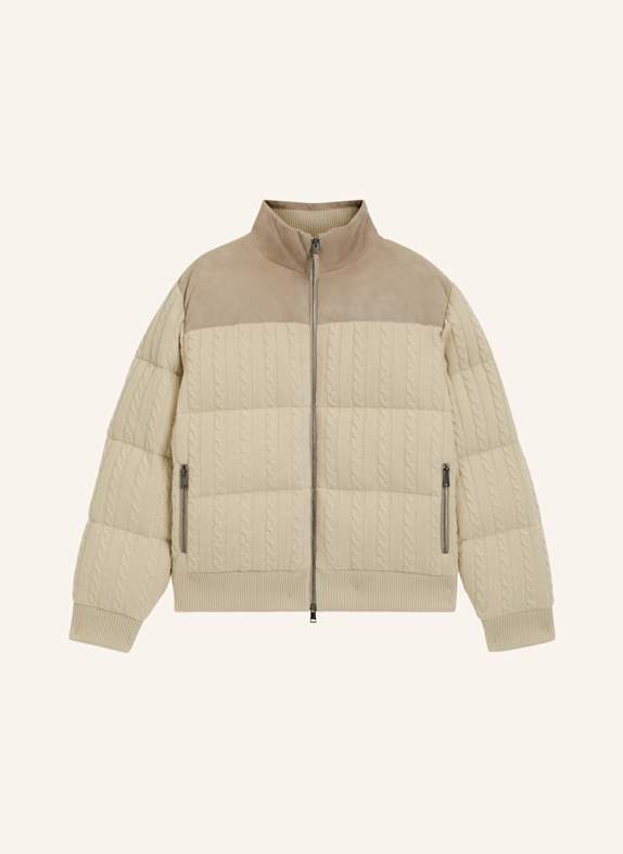 BOSS Casual Jacke L-HEATH Regular Fit BEIGE