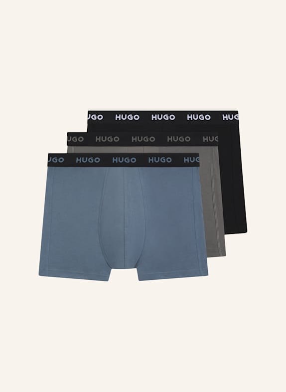 HUGO Boxershort BOXERBR TRIPLET PACK WEISS