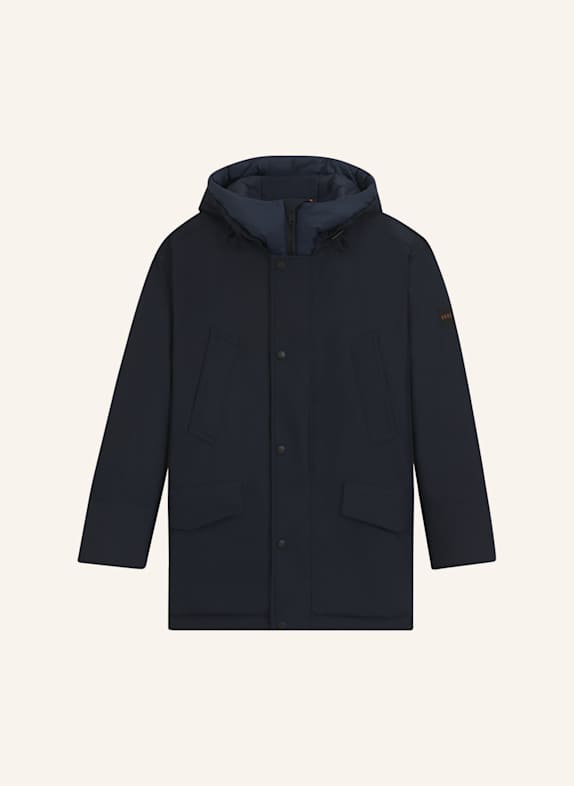 BOSS Parka OSIASS1 DUNKELBLAU