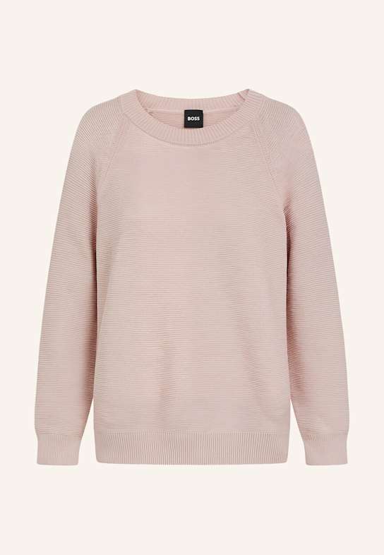 BOSS Pullover FOVILA Relaxed Fit LILA