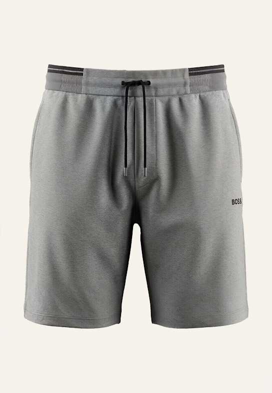 BOSS Casual Hose SHORTS ZONE Regular Fit SILBER